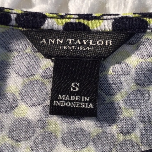 Ann Taylor Leopard Print Short Sleeve Sz S - Picture 6 of 11